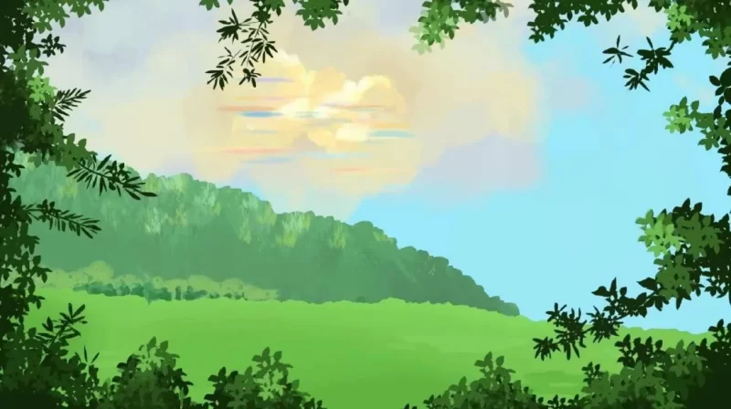 壁纸分享-草原油画-酷酷的强